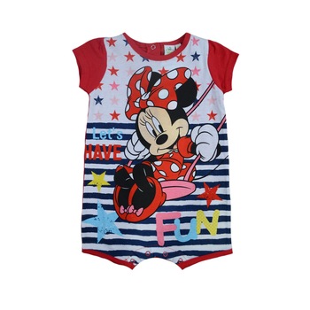 Salopeta de vara pentru fete Sun City Disney Minnie Mouse EP0048, Rosu 74 cm Salopeta de vara pentru fete Sun City Disney Minnie Mouse EP0048, Rosu 74 cm