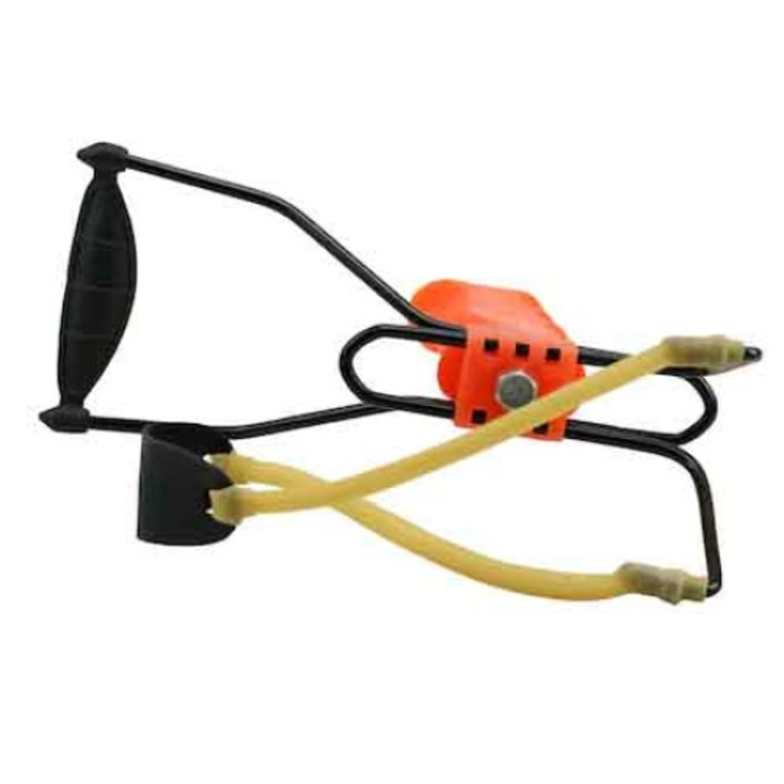 Prastie profesionala de competiti reglabila cu suport de antebrat si spatiu de stocare a munititei in maner, portocaliu, Dalimag