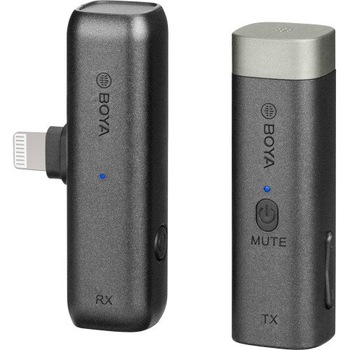 Set linie Boya BY-WM3D Wireless 2.4 GHz cu Microfon Incorporat Lightning Set linie Boya BY-WM3D Wireless 2.4 GHz cu Microfon Incorporat Lightning