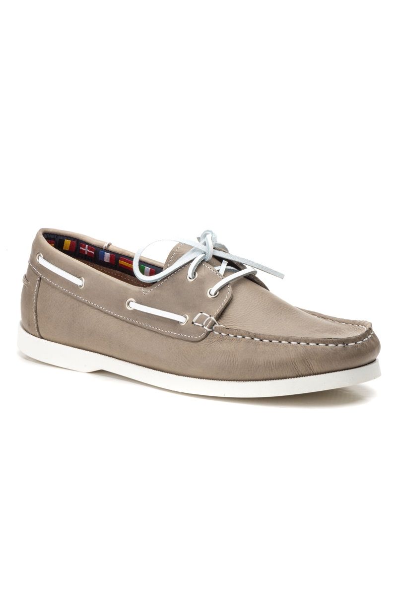 Mocasini Barbatesti din piele naturala Sachinii 1025 Gri, Gri