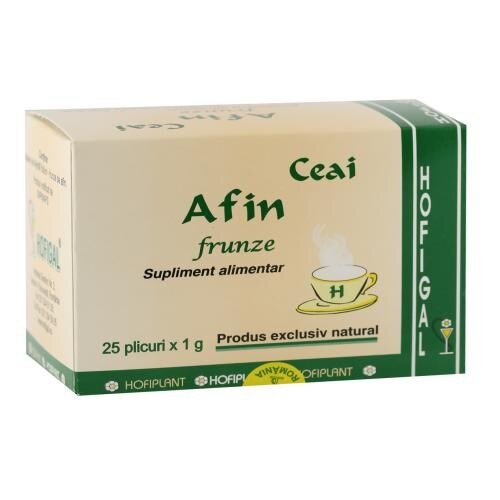 Ceai de afin frunze 25 dz Hofigal