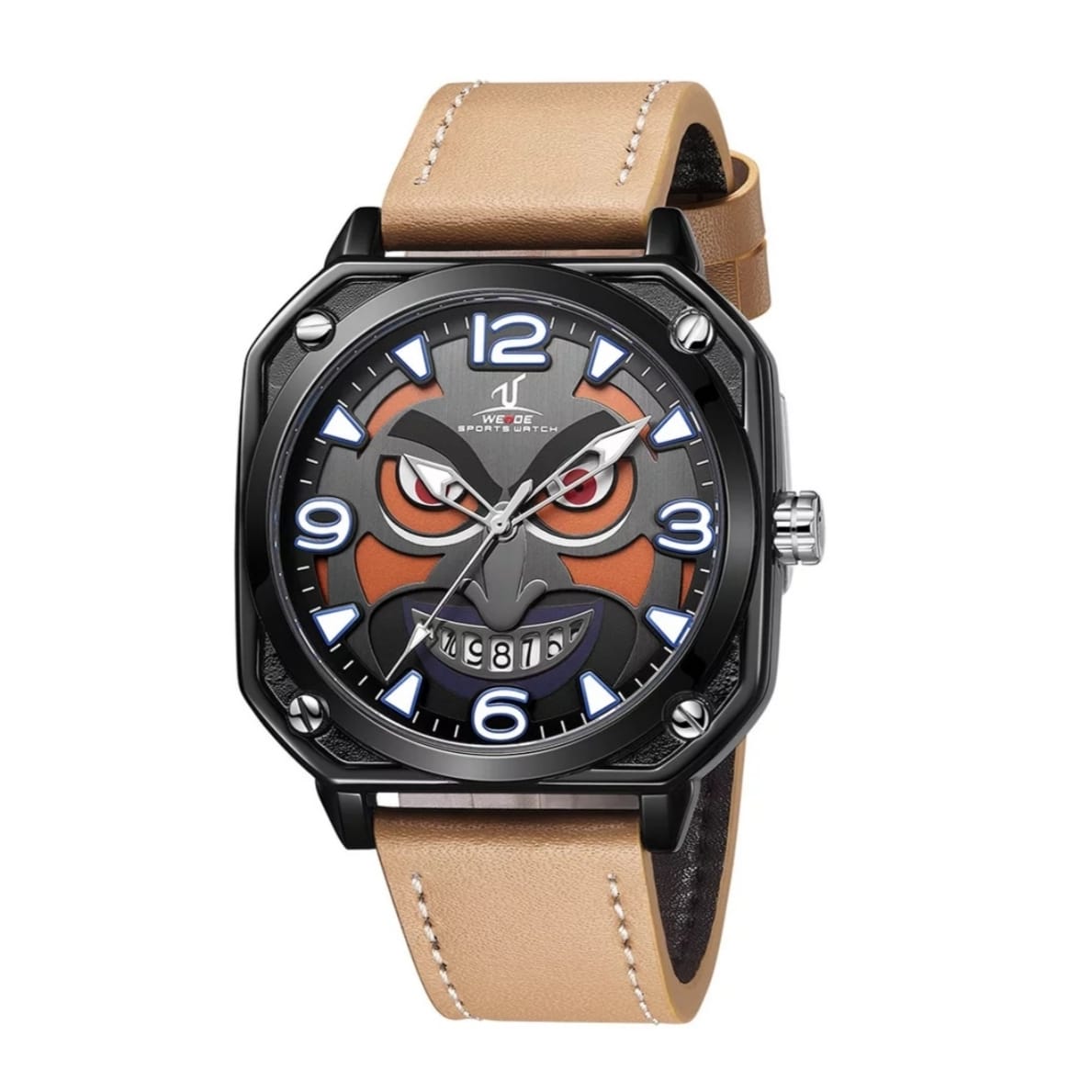 Ceas barbatesc Weide UV-2001 afisaj data indici luminescenti