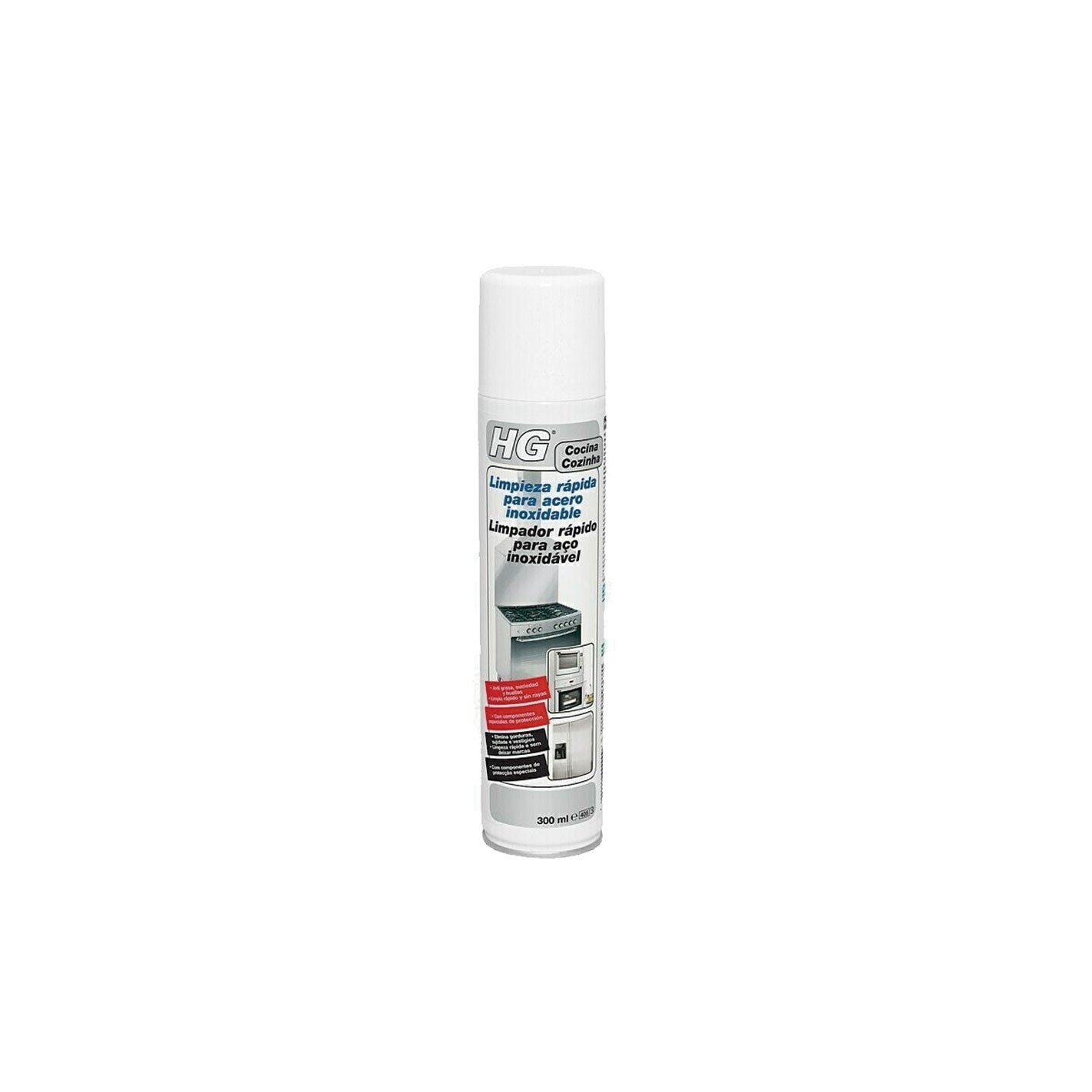 Spray de curatare otel inoxidabil, HG, 300 ml