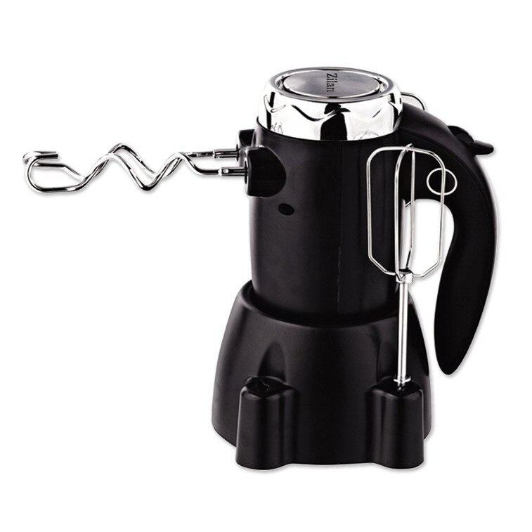 Mixer de Mana, 6 Trepte de Viteza, Putere 300W, Buton pentru Eliberarea Paletelor, Ideal pentru Amestecat, Usor de Curatat, Functia Turbo, Rosu/Negru