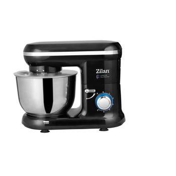 Mixer cu Bol din Inox, 6 Trepte de Viteza + pulse, Capacitate 4.5L, Putere 1000W, Indicator LED, Picioruse Antiaderente, Negru Mixer cu Bol din Inox, 6 Trepte de Viteza + pulse, Capacitate 4.5L, Putere 1000W, Indicator LED, Picioruse Antiaderente, Negru