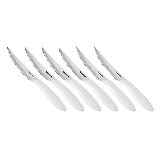 Set 6 cutite pentru carne Tescoma Presto Steel, 12 cm, Otel inoxidabil, Argintiu