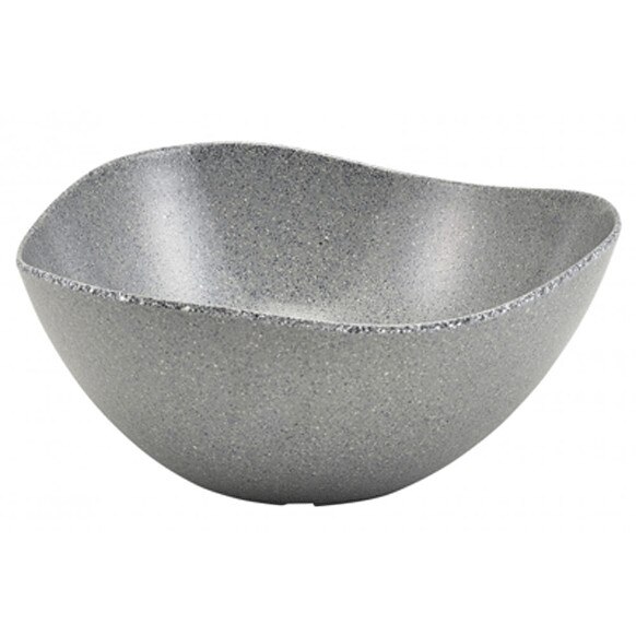 Bol melamina salata RAKI Vezhi 24x24xh10 cm 2500 ml gri