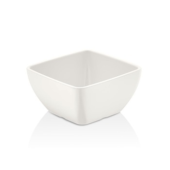 Bol patrat din malamina alb RAKI Volma 12x12xh6,5 Bol patrat din malamina alb RAKI Volma 12x12xh6,5