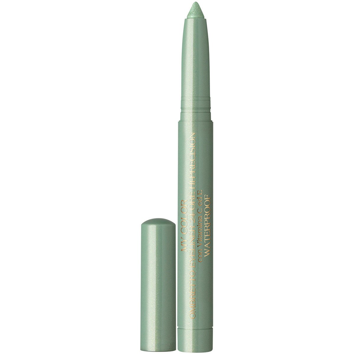 Fard de pleoape, stick cremos, rezistent la apa, cu vitamina C si E, verde - My color, Bottega Verde