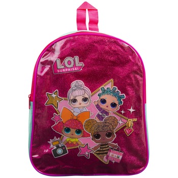 Ghiozdan copii LOL, multicolor, inaltime 33 cm, model 3 Ghiozdan copii LOL, multicolor, inaltime 33 cm, model 3