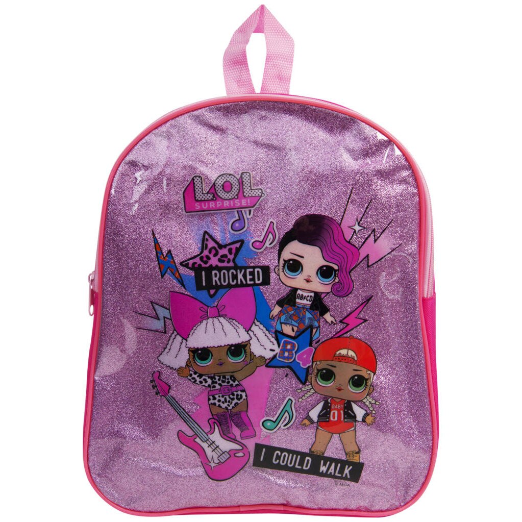 Ghiozdan copii LOL, multicolor, inaltime 33 cm, model 2