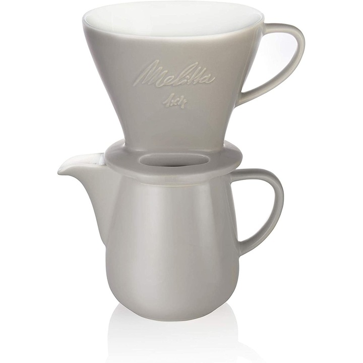 Set cafetiera Melita, Gri, 600 ml