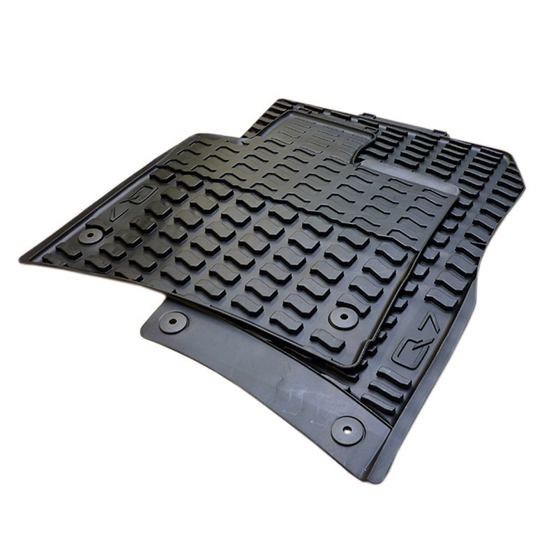 Set 2 covorase de cauciuc fata, All-weather, Audi Q7 2006-2015, Negru