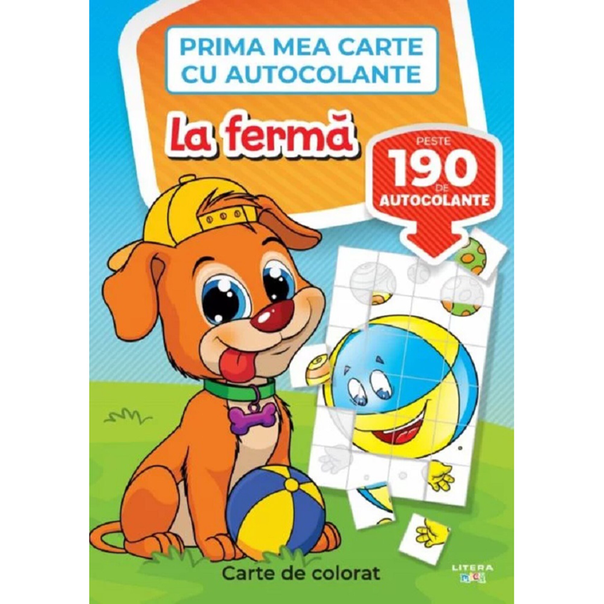 Prima mea carte cu autocolante. La ferma