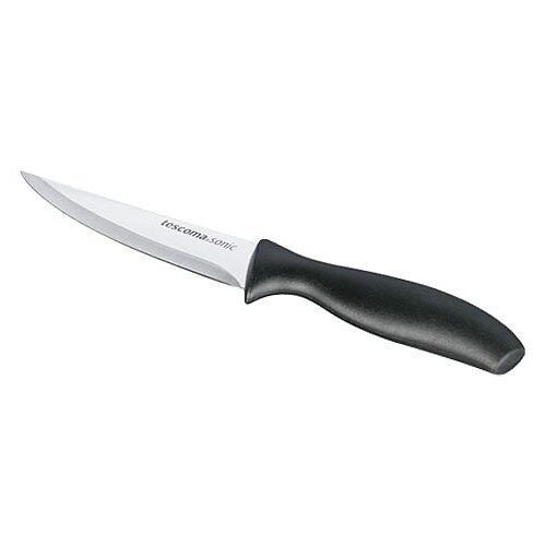 Cutit pentru legume Tescoma Sonic, 8 cm, Otel inoxidabil, Negru/Argintiu