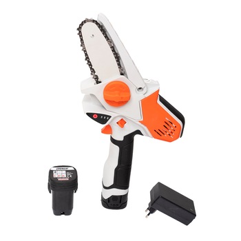 Fierastrau electric cu lant , 2 acumulatori, 18V, 3000mAh Fierastrau electric cu lant , 2 acumulatori, 18V, 3000mAh