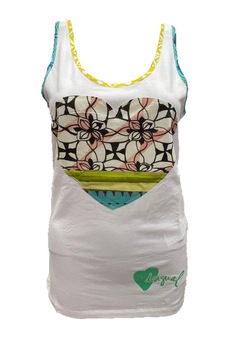 Maiou, Desigual, 61NL0T5, Alb/Negru, S-M Maiou, Desigual, 61NL0T5, Alb/Negru, S-M