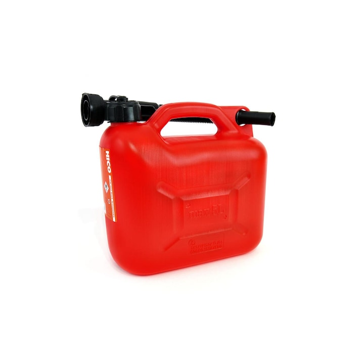 Canistra din plastic pentru combustibil 5L, Rosu, MCT-C151