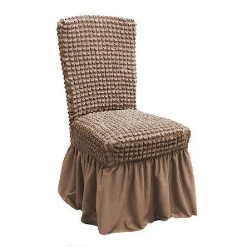 Set 6 huse universale pentru scaun, cu volan, culoare bej inchis, By Arforhome
