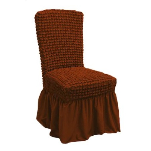 Set 6 huse universale pentru scaun, cu volan, culoare caramiziu, By Arforhome