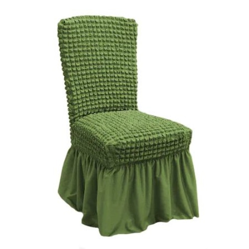 Set 6 huse universale pentru scaun, cu volan, culoare verde, By Arforhome