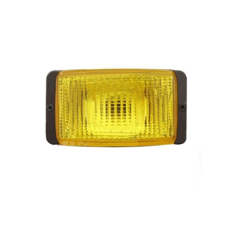 Proiector auto AutoLux, 12/24V, bec H3, geam galben si carcasa neagra, lumini de drum, 138x78x68mm, 1 buc