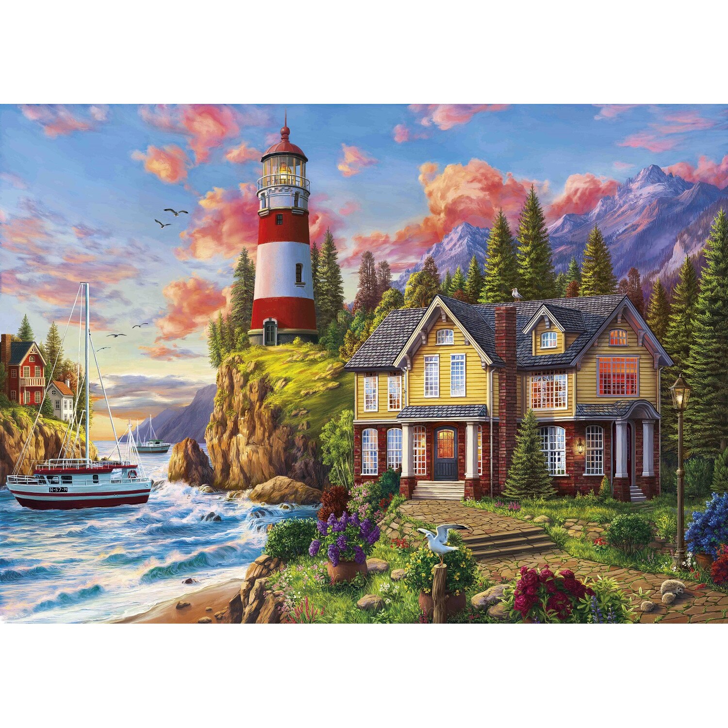 Pictura pe numere, panza pe rama 40*50 cm A061