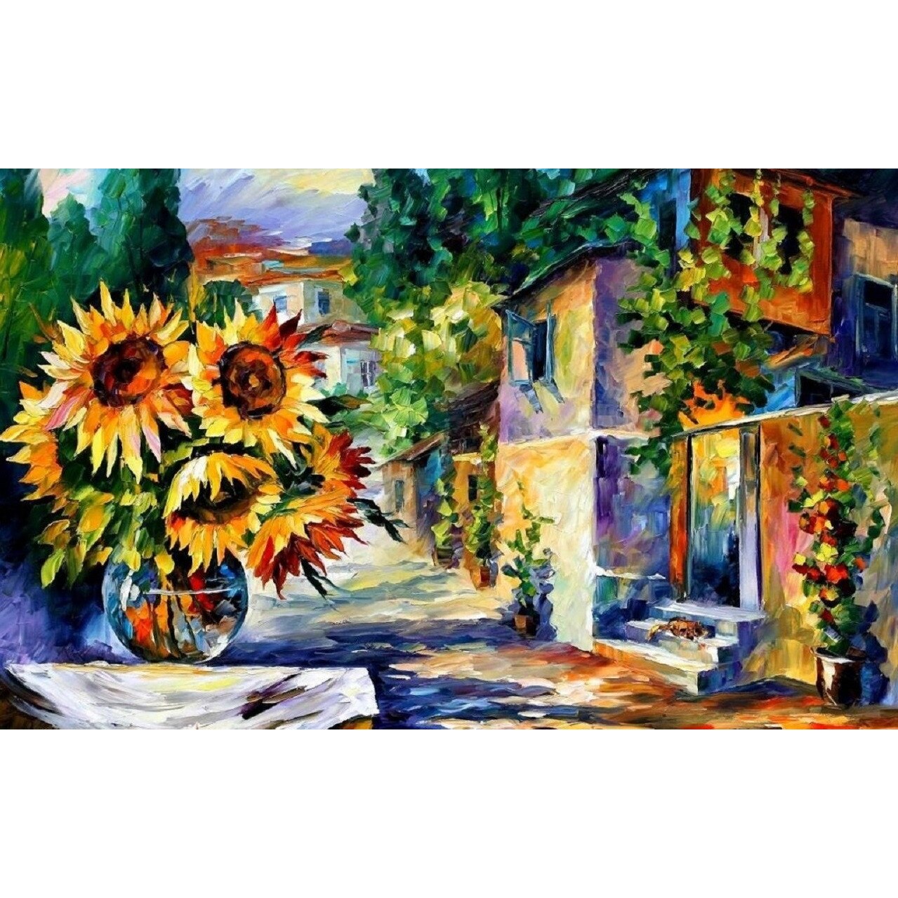 Pictura pe numere, panza pe rama 40*50 cm A065