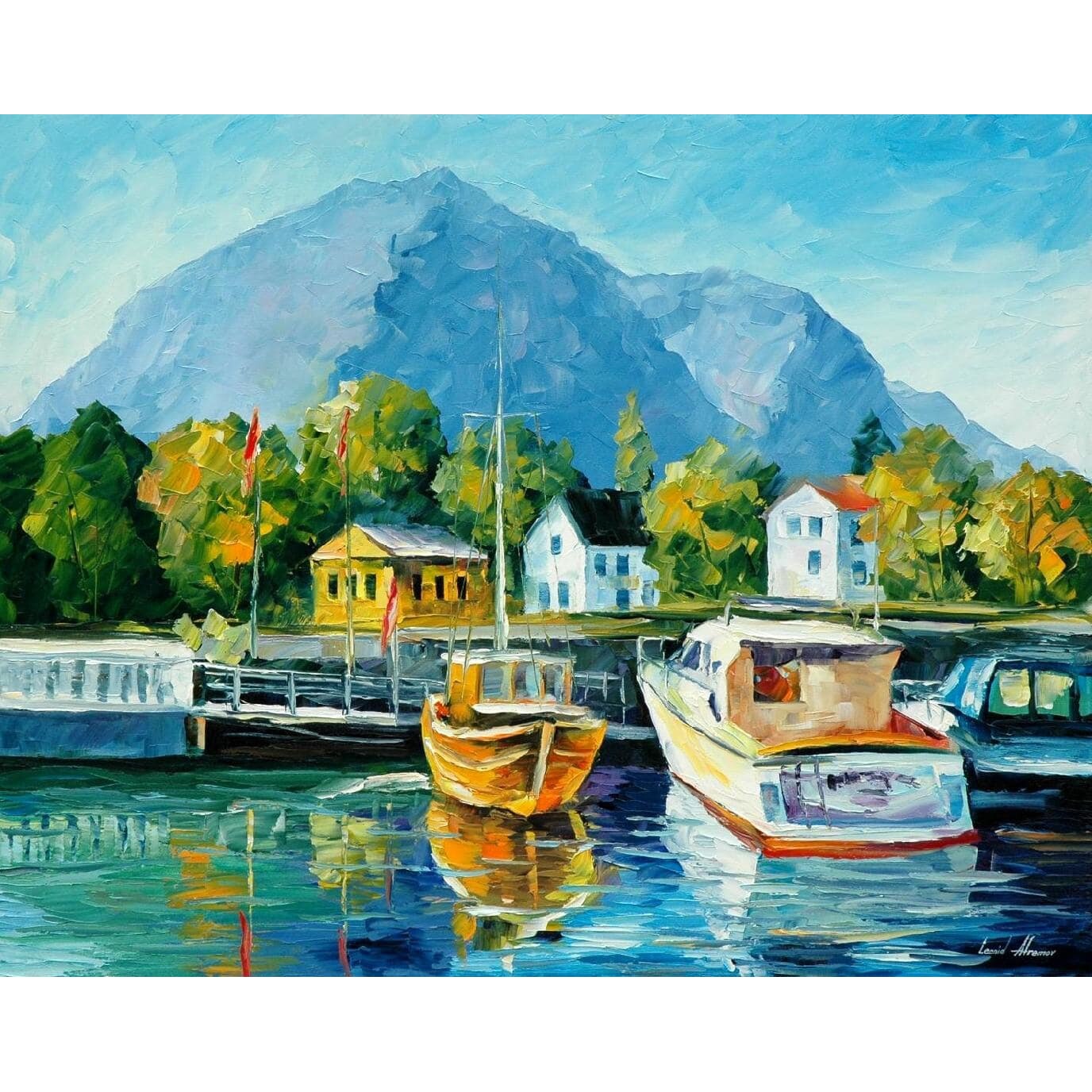Pictura pe numere, panza pe rama 40*50 cm A071