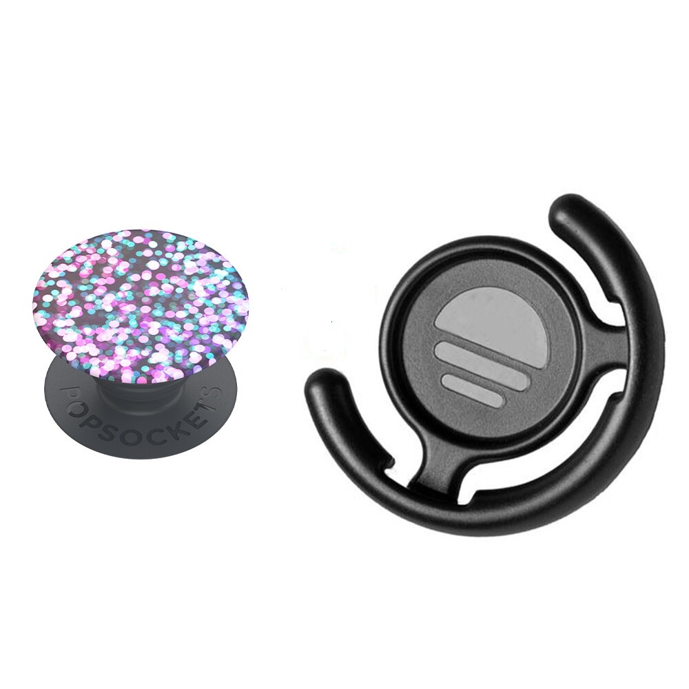 Set Suport Universal pentru telefon PopSockets, Basic Unicorn Bokeh si Suport pentru masina
