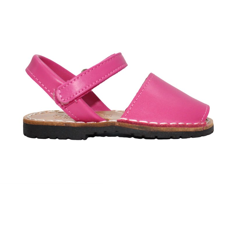 Sandale fete din piele naturala Truffi B899, Fuxia