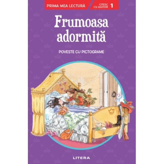 Frumoasa adormita. Poveste cu pictograme. nivelul 1