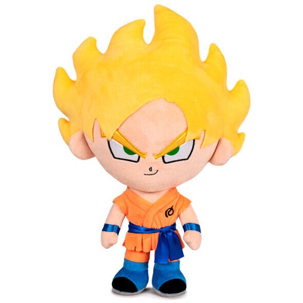Jucarie de plus Dragon Ball - Super Goku, multicolor, inaltime 24 cm, model 2