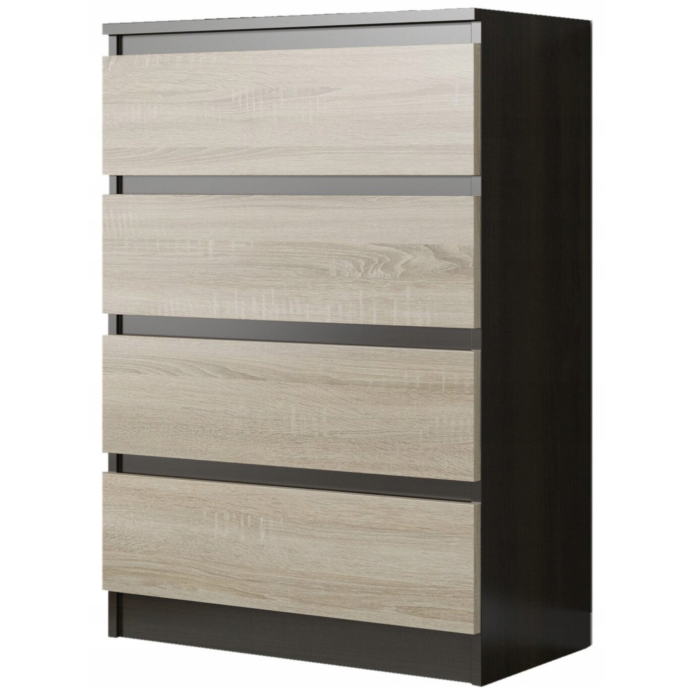 Comoda moderna, PVC, R-4 WENGE MIX SONOMA, 98x40x70
