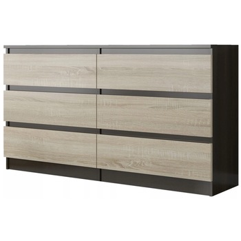 Comoda moderna, PVC, R-120 WENGE MIX SONOMA, 76x31x120 Comoda moderna, PVC, R-120 WENGE MIX SONOMA, 76x31x120