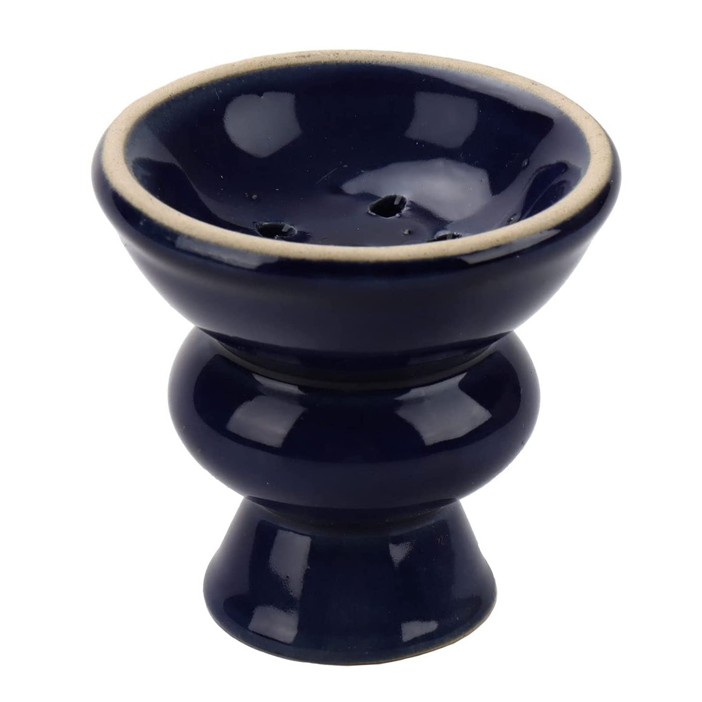 Creuzet ceramic pentru narghilea, Toro, 65 mm, Albastru