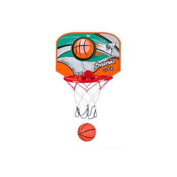 Cos si minge baschet , pentru camera , plastic , 30x23 cm Cos si minge baschet , pentru camera , plastic , 30x23 cm