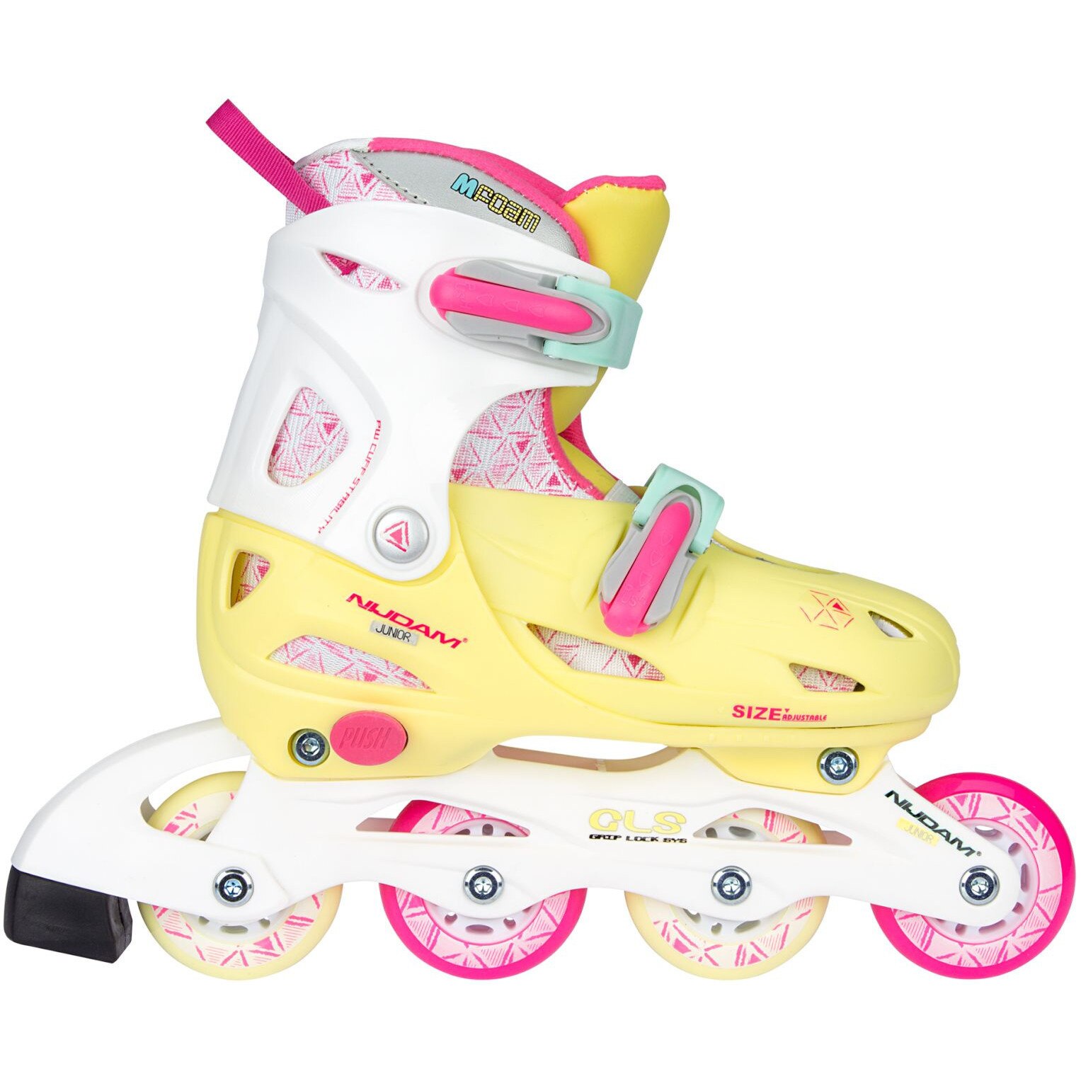 Role reglabile Nijdam HardBoot, Multicolor, 27-30