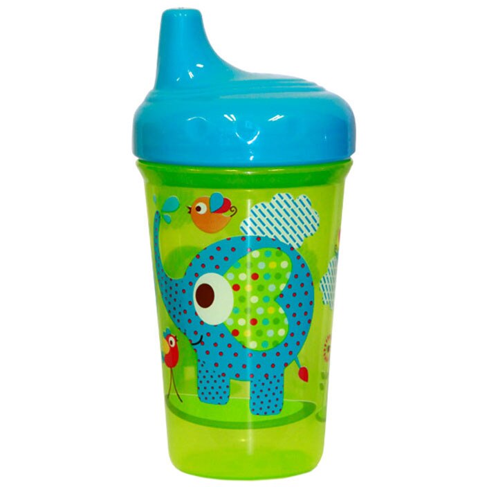 Cana cu cioc ergonomic PP, Lorelli, 6 luni+, 300 ml, Zoo Blue