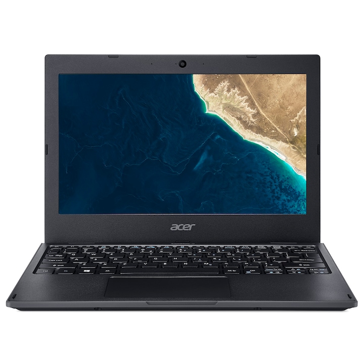 Acer TravelMate TMB118-M-P9NQ 11,6 laptop, Intel Pentium N5000, 4GB, 128GB, Intel Graphics, FreeDOS, Magyar billentyűzet, Fekete
