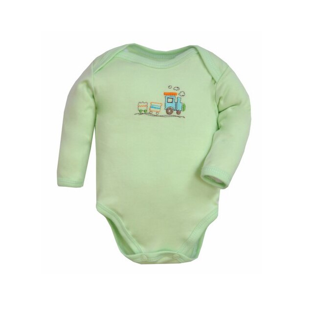 Body cu maneca lunga pentru baieti Koala Train A01-091VD_98 cm, Verde 98 CM