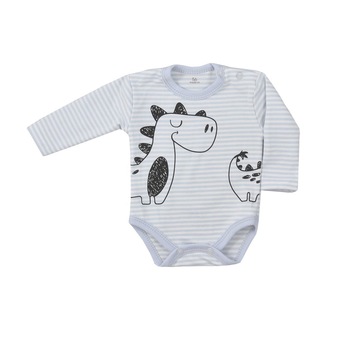Body cu maneca lunga pentru baieti Koala Sleepysaurus 08-702M, Multicolor 86 CM Standard Body cu maneca lunga pentru baieti Koala Sleepysaurus 08-702M, Multicolor 86 CM Standard