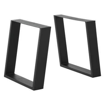 Set 2 bucati picioare masa ACTL-38X2, en.casa, 40 x 43 cm, otel/fier, 100 Kg, negru mat, cu accesorii asamblare si protectii podea Set 2 bucati picioare masa ACTL-38X2, en.casa, 40 x 43 cm, otel/fier, 100 Kg, negru mat, cu accesorii asamblare si protectii podea