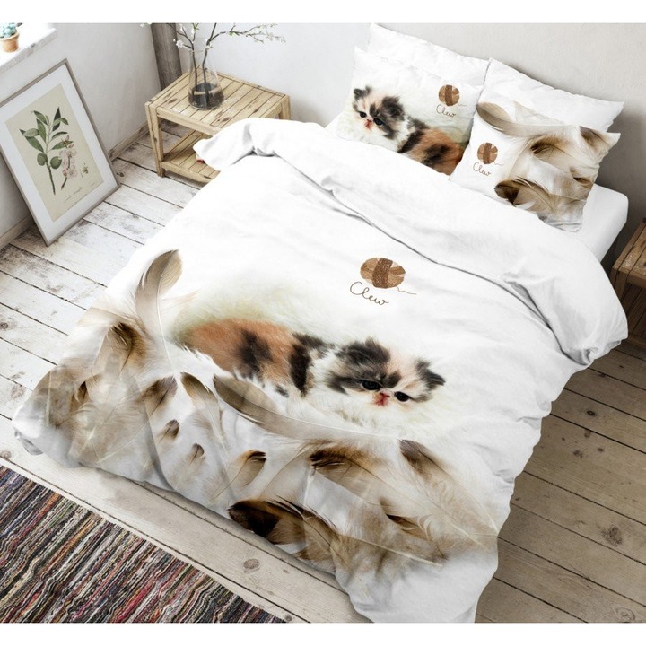 Kétszemélyes ágynemű garnitúra Clew, Club Cotton, 100% renforcé pamut