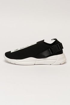 Kendall + Kylie, Pantofi sport slip-on din plasa tricotata Nya, Negru Kendall + Kylie, Pantofi sport slip-on din plasa tricotata Nya, Negru