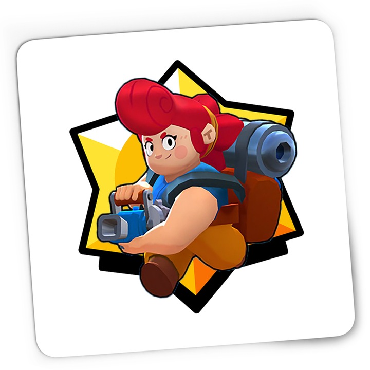 Геймърска подложка за мишка Pam Brawl Stars Clash Royale, 21x19 cm