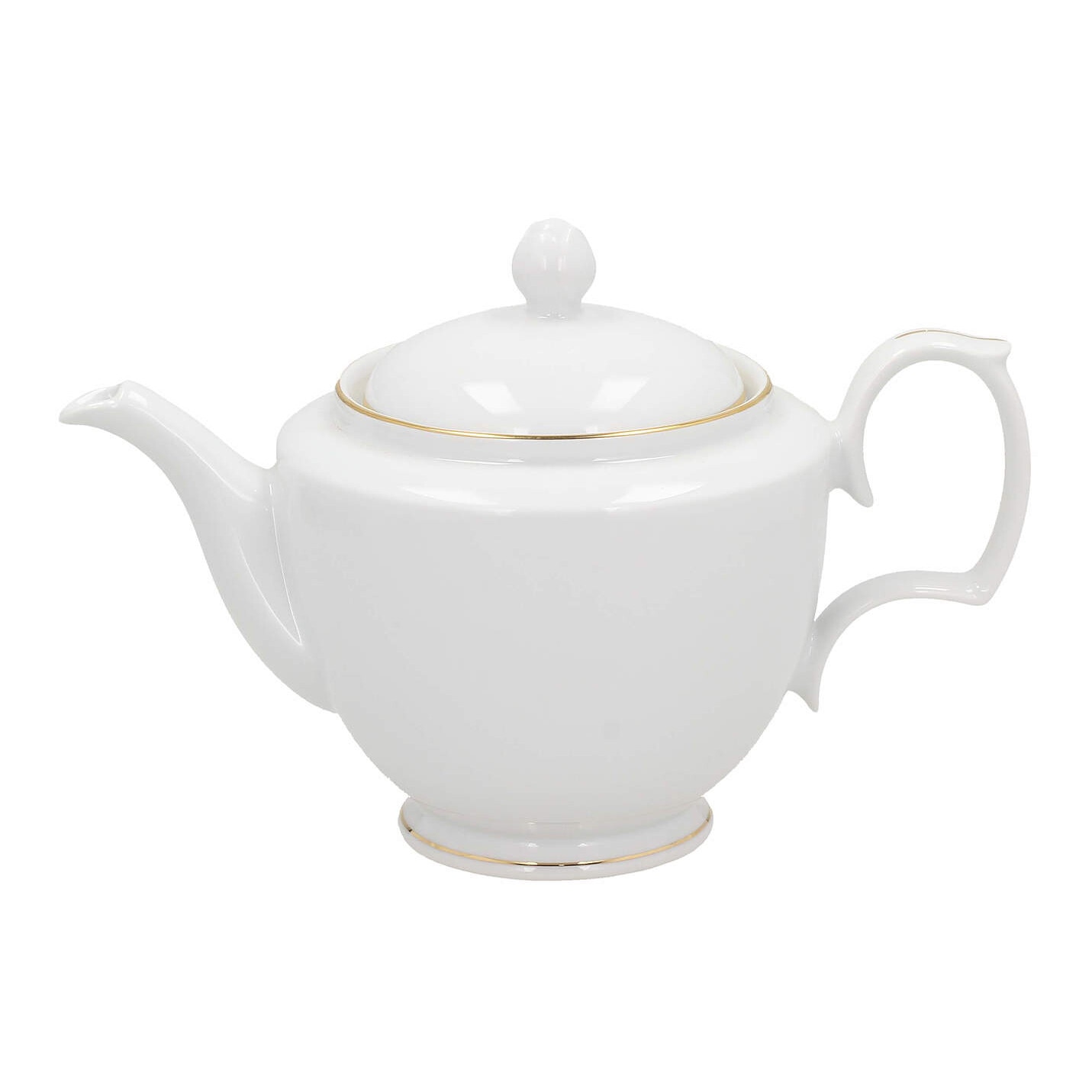 Ceainic MARIAPAULA, Portelan, Alb, 1.5 l