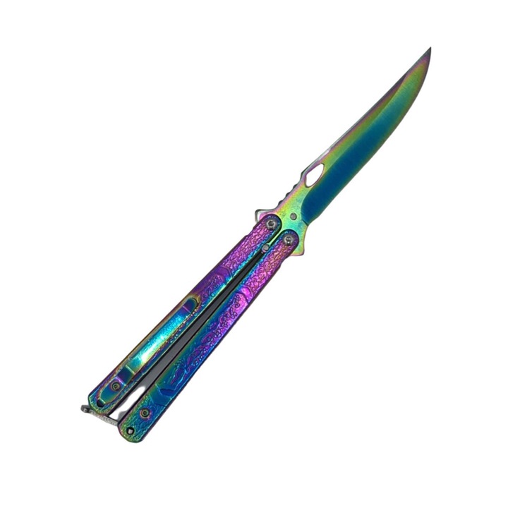 Cutit fluture, 22 cm, fade cameleon, model unic Dalimag