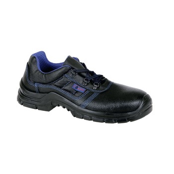 Pantofi de protectie Gorun cu bombeu metalic, piele/poliamida, negru, S1 SRC, marimea 44 Pantofi de protectie Gorun cu bombeu metalic, piele/poliamida, negru, S1 SRC, marimea 44