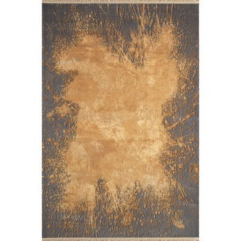 Covoare Karacahan Magnifique , 55% modal/tencel, 45% acrilic, 160x230cm, galben/gri inchis Covoare Karacahan Magnifique , 55% modal/tencel, 45% acrilic, 160x230cm, galben/gri inchis